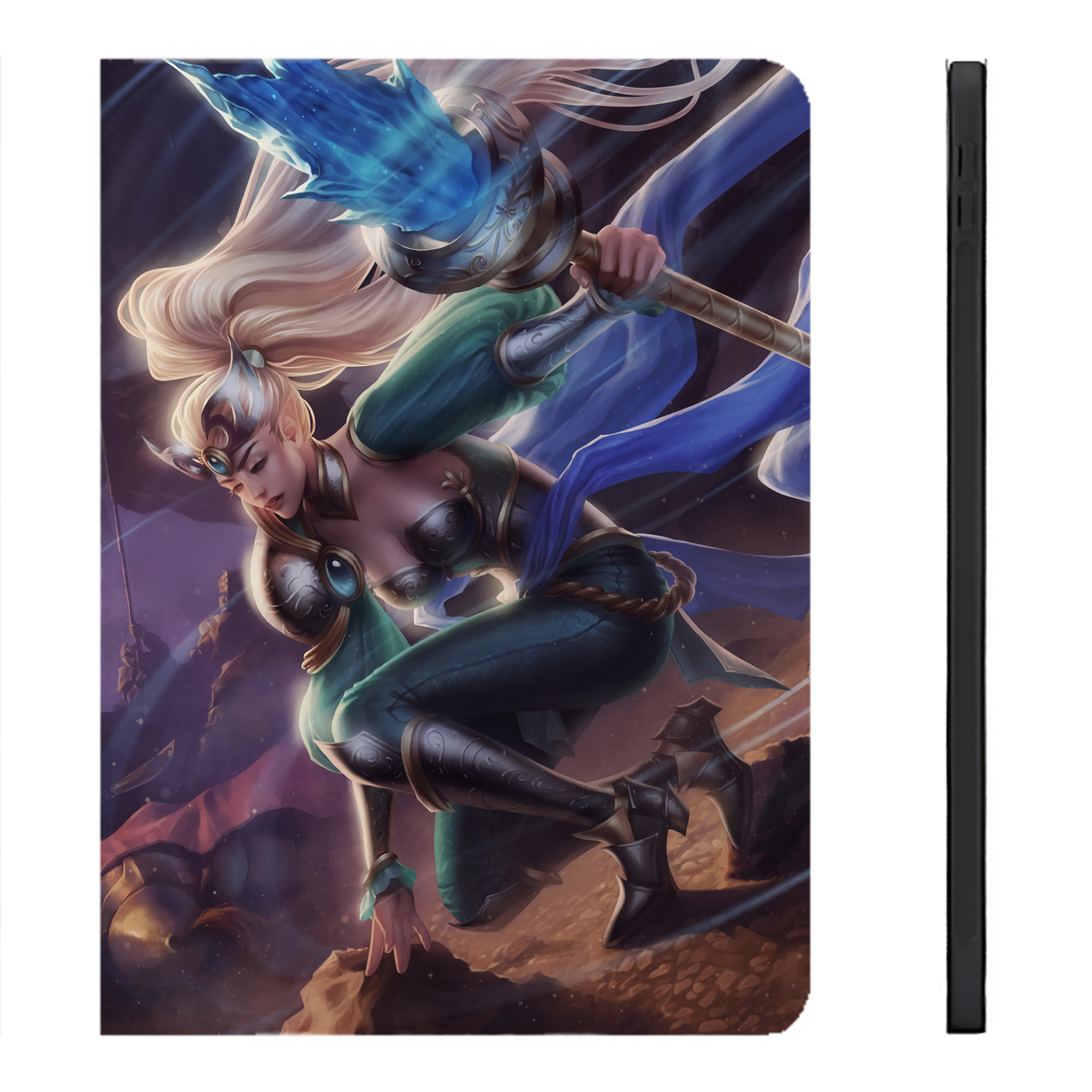 （画像用） リーグ・オブ・レジェンド League of Legends LOL IPadケース ペンホルダー付き ブックスタイルデザイン